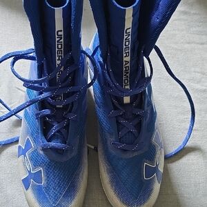 Under Armour Royal Blue High-Top Sneakers